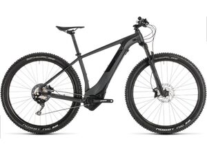 Horské kolo CUBE REACTION HYBRID SL 500 KIOX 29 2019 irdium´n´black