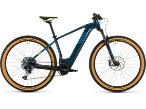 Horské elektrokolo CUBE REACTION HYBRID SL 29 2020 blue´n´yellow