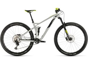 Horské kolo CUBE STEREO 120 RACE 29 2020 lightgrey´n´flashyellow