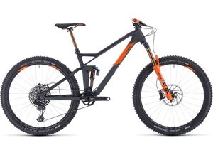 Horské kolo CUBE STEREO 140 HPC TM 27,5 2020 grey´n´orange