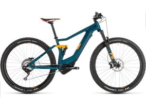 Horské kolo CUBE STEREO HYBRID 120 HPC SL 500 29 2019 pinetree´n´orange