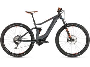 Horské kolo CUBE STEREO HYBRID 120 HPC TM 500 27,5 2019 grey´n´orange