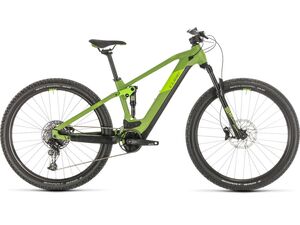 Horské elektrokolo CUBE STEREO HYBRID 120 PRO 29 625 2020 green´n´green