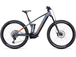 Elektrokolo CUBE STEREO HYBRID 140 HPC SL 750 29 2022 flashgrey´n´orange