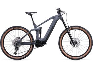 Elektrokolo CUBE STEREO HYBRID 160 HPC RACE 625 27,5 2022 grey´n´metal