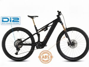 Elektrokolo CUBE STEREO Hybrid ONE44 HPC AT 800 carbon´n´gold 2026