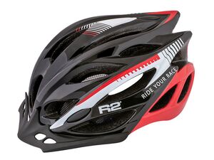 Cyklistická přilba R2 WIND ATH01F černo/červená