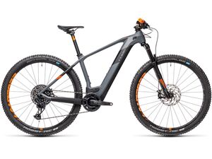 Horské elektrokolo CUBE ELITE HYBRID C:62 RACE 29 2021 grey´n´orange