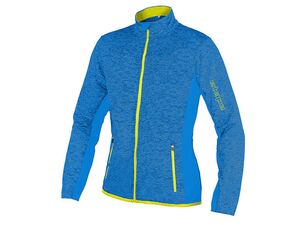 Etape - dětský dres BONO, modrá melír/žlutá fluo