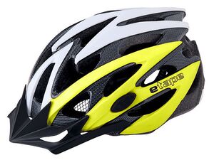 Etape - přilba na kolo BIKER, žlutá fluo