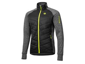 Etape – pánská mikina CRUX, černá/žlutá fluo