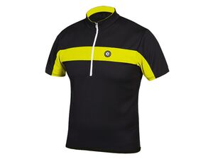pánský dres ETAPE FACE, černá/žlutá fluo