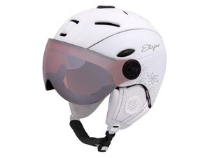 Lyžařská přilba ETAPE GRACE PRO, bílá/stříbrná mat