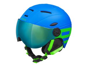 Etape – dětská přilba RIDER PRO, modrá|zelená mat
