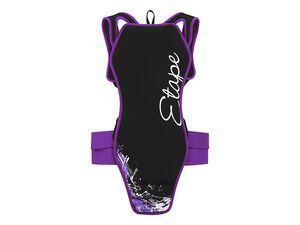 Etape - dámský chránič páteře Soft Pro, černá/fialová