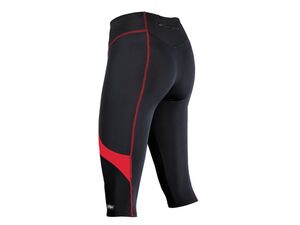 Etape - dámské kalhoty Terry 3/4, černá/červená