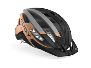 Cyklistická helma Rudy Project VENGER černo/zlatá