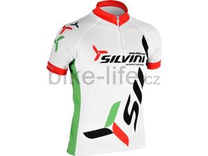 SILVINI juniorský cyklistický dres TEAM CD403J white