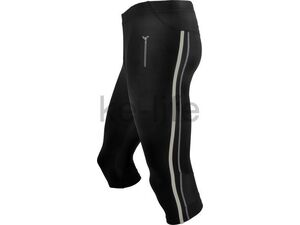 SILVINI PÁNSKÉ KALHOTY 3/4 BĚŽECKÉ LAMBRO MP386 BLACK