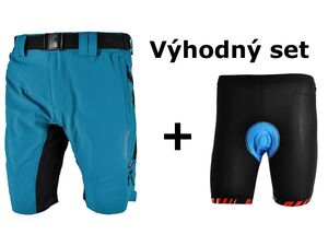 SILVINI PÁNSKÉ CYKLISTICKÉ KALHOTY RANGO MP857 lake + set