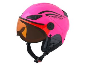 Dětská lyžařská přilba MANGO ROCKY PRO 2018, růžová fluo