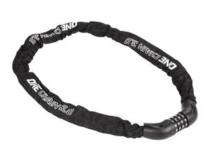 ONE – řetězový zámek CHAIN 3.0 C, 1000 mm, černá