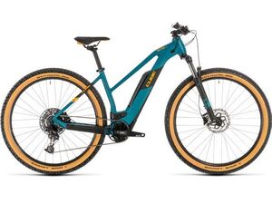 Horské elektrokolo CUBE REACTION HYBRID PRO 29 500 TRAPEZE 2020 pinetree´n´orange