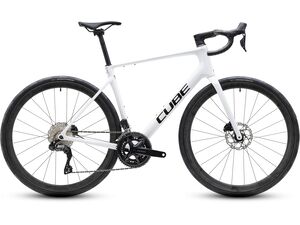 Silniční kolo Cube ATTAIN C:62 SLX metallicwhite´n´black 2027