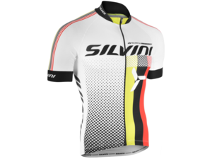 SILVINI pánský cyklistický dres TEAM MD836 white