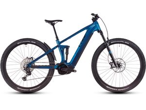 Elektrokolo CUBE STEREO Hybrid ONE22 SLX 800 electricblue´n´black 2025