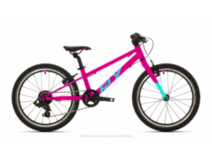 Dětské kolo SUPERIOR F.L.Y.20 2021 GLOSS PURPLE/NEON TURQUOISE