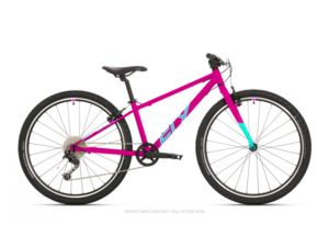 Dětské kolo SUPERIOR F.L.Y. 27 2021 GLOSS PURPLE/NEON TURQUOISE
