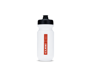 Láhev CUBE 0,5 l bílo-červená