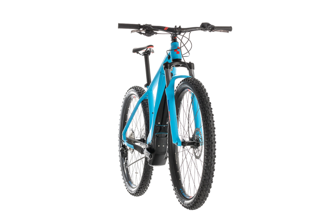 Horske kolo CUBE REACTION HYBRID EXC 500 29 2019 blue n red BIKE LIFE.cz